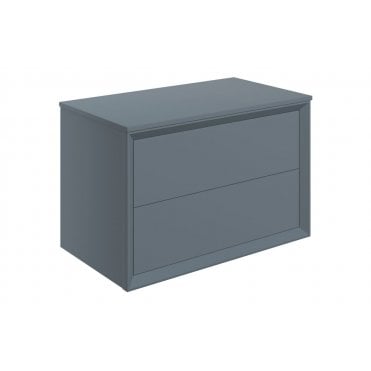 Venetti Wall Hung 2 Drawer Basin Unit & Top (Select size and finish)