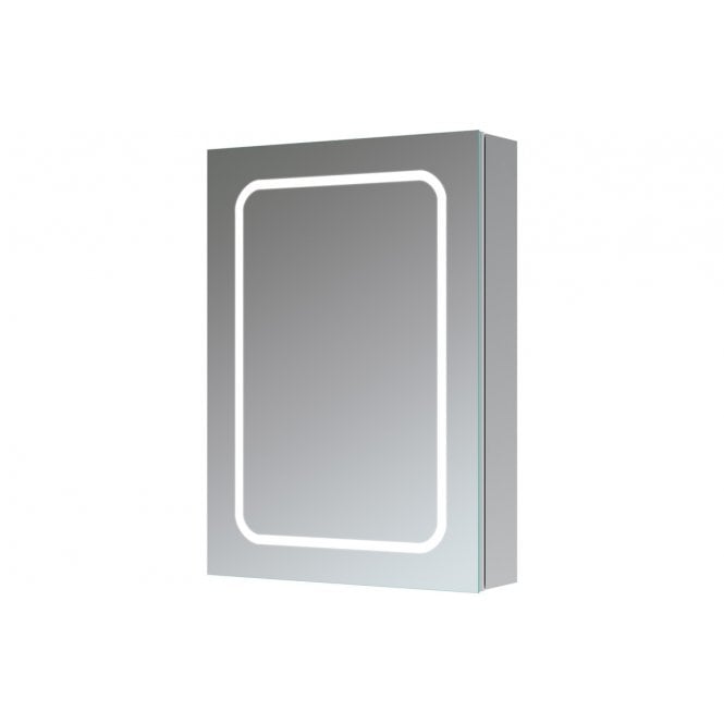 Plumb Warehouse Vigevano 500mm 1 Door Front-Lit LED Mirror Cabinet
