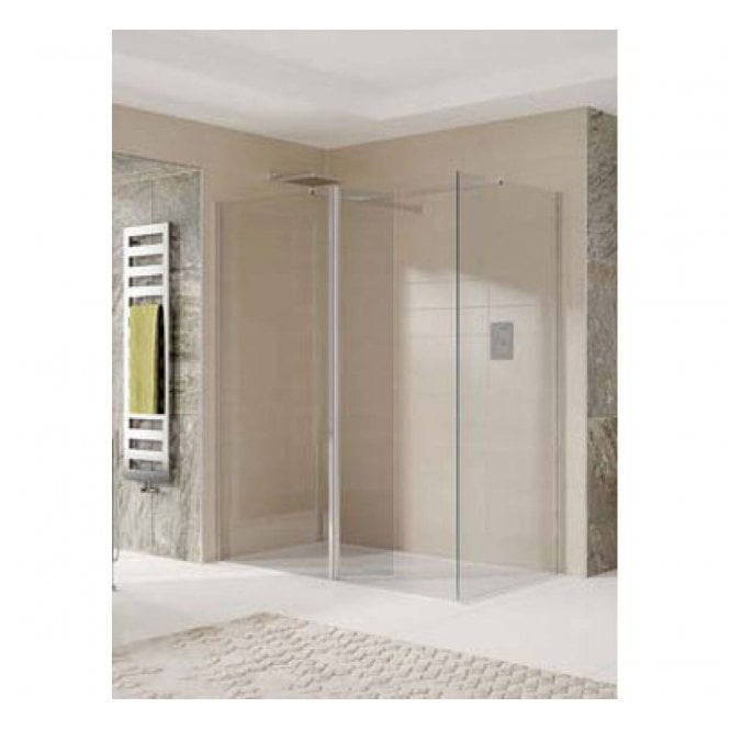 Plumb Warehouse  Wetrooms Hinged Return Panel 300mm - Chrome THVWB030C