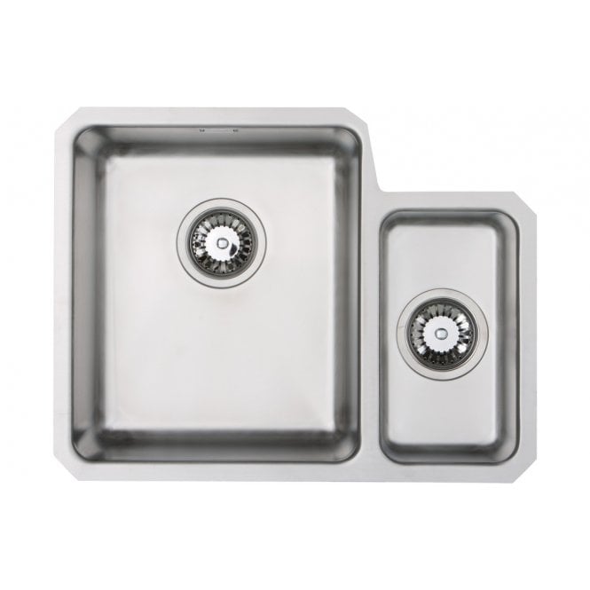 Prima  1.5 Bowl R25 LH Undermount Sink - St/Steel