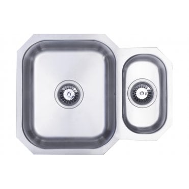 Prima 1.5 Bowl Undermount Reversible Sink - Polished Steel