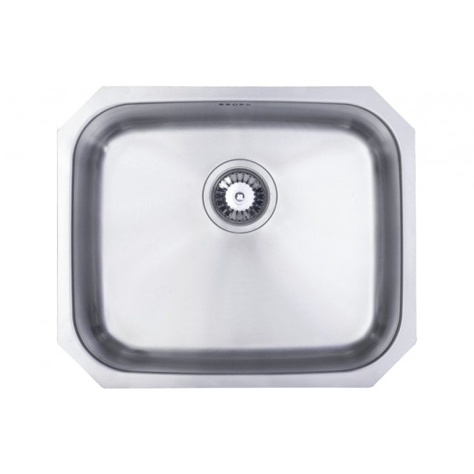 Prima  1 Bowl Large Undermount Sink - Polished Steel