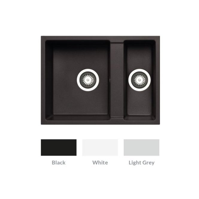 Prima + Granite 1.5 Bowl Undermount Sink - Available in 3 Finishes