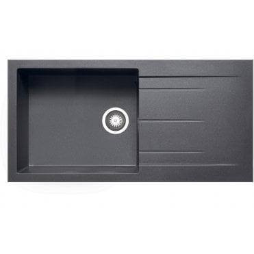 Prima+ Granite 1 Bowl and Drainer Inset Sink - Available in 4 Finishes