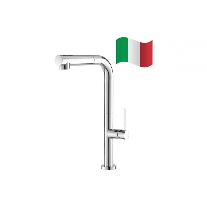 Prima + Mosa Single Lever L-Shaped Tall Mixer Tap