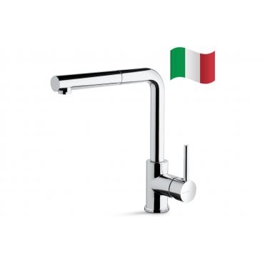 Prima+ Riace Single Lever L-Shaped Mixer Tap w/ Pul Out
