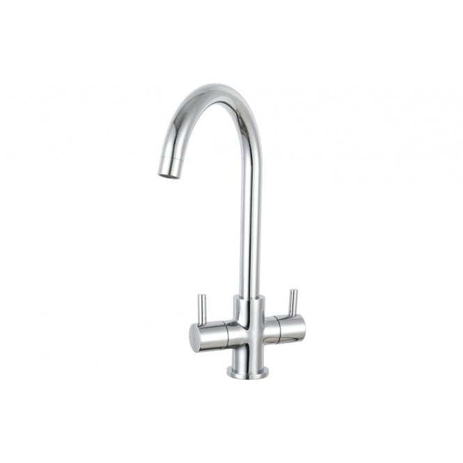 Prima  Staten Swan Neck Dual Lever Mixer Tap