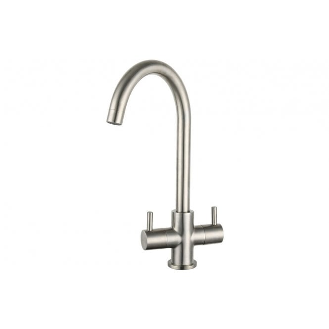 Prima  Staten Swan Neck Dual Lever Mixer Tap