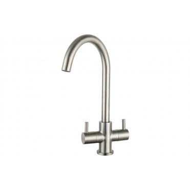 Prima Staten Swan Neck Dual Lever Mixer Tap