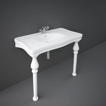 RAK-Ceramics Alexandra Console 105cm Basin (Choose 1, 2 or 3 Tap Holes)