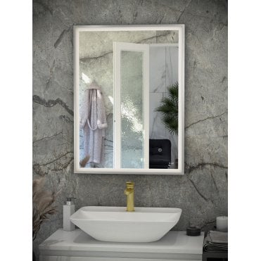 RAK-Ceramics Art Rectangular LED Illuminated Mirror (Choose Size and Finish)