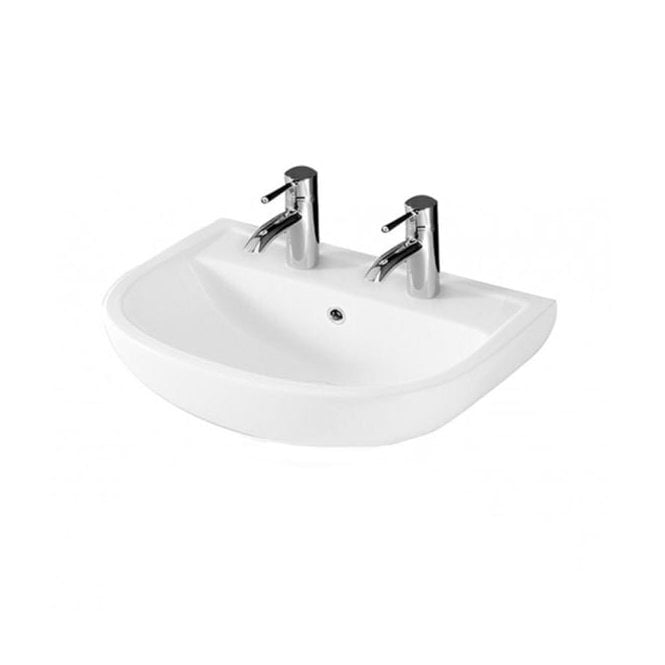 RAK Ceramics RAK-Ceramics Compact 45cm Basin 2 tap holes