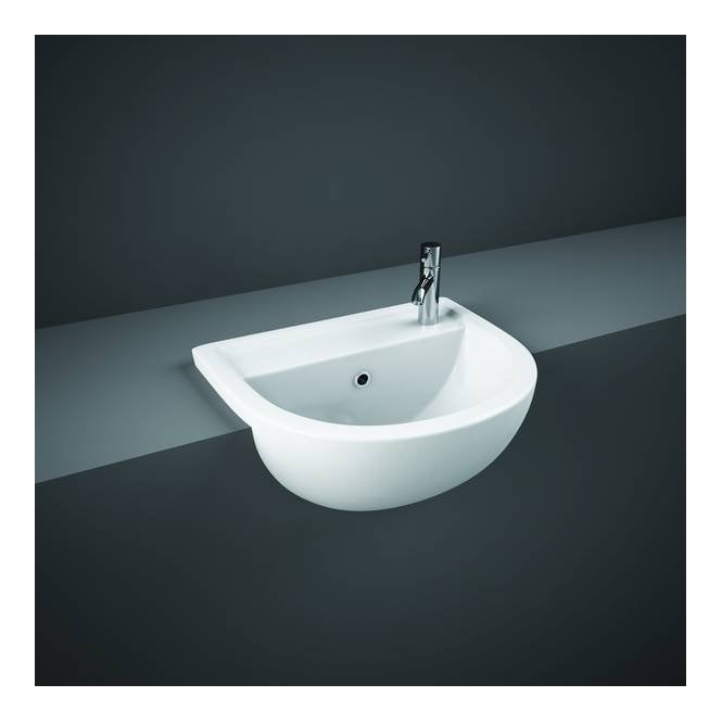RAK Ceramics RAK-Ceramics Compact 50cm Special Needs Basin (Choose tap Hole Options)