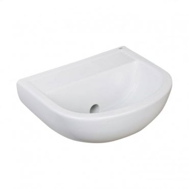 RAK-Ceramics Compact 50cm Special Needs Basin No Tap Holes, No Overflow