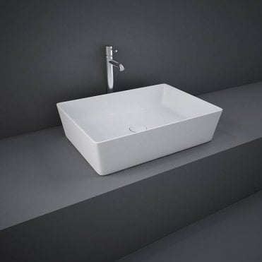 RAK-Ceramics Feeling 50cm Rectangular Counter Top Wash Basin (Choose Finish)