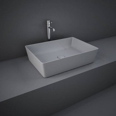 RAK-Ceramics Feeling 50cm Rectangular Counter Top Wash Basin (Choose Finish)
