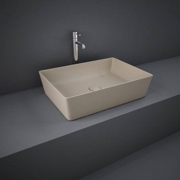 RAK-Ceramics Feeling 50cm Rectangular Counter Top Wash Basin (Choose Finish)