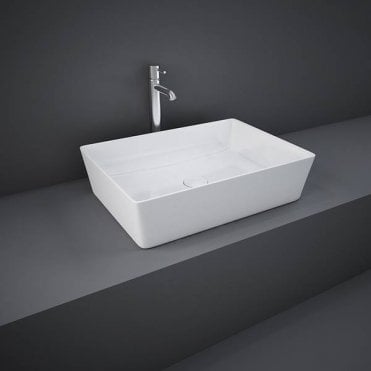 RAK-Ceramics Feeling 50cm Rectangular Counter Top Wash Basin (Choose Finish)
