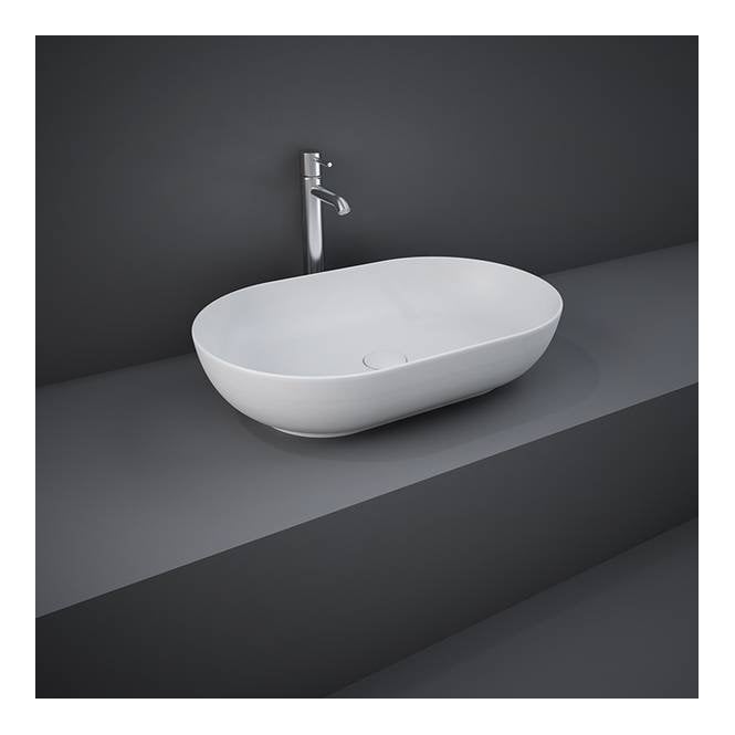 RAK Ceramics RAK-Ceramics Feeling 55cm Oval Counter Top Wash Basin (Choose Finish)
