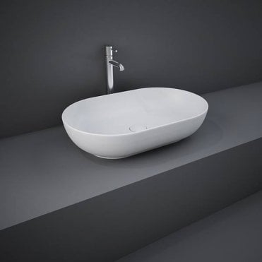 RAK Ceramics RAK-Ceramics Feeling 55cm Oval Counter Top Wash Basin (Choose Finish)