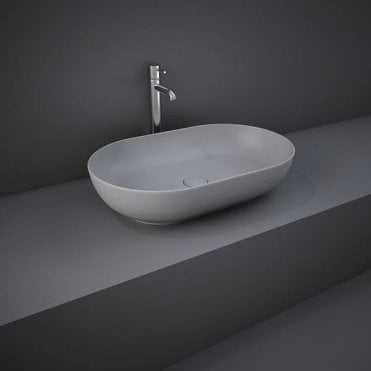 RAK-Ceramics Feeling 55cm Oval Counter Top Wash Basin (Choose Finish)