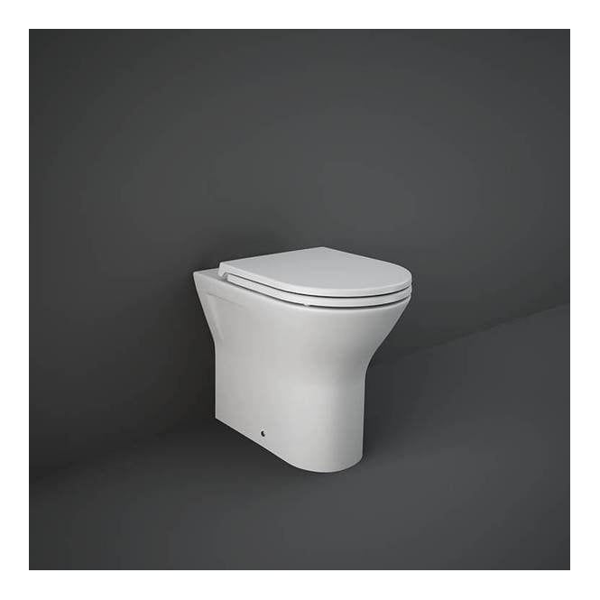 RAK Ceramics RAK-Ceramics Feeling Rimless Back to Wall Pan (Choose Finish)