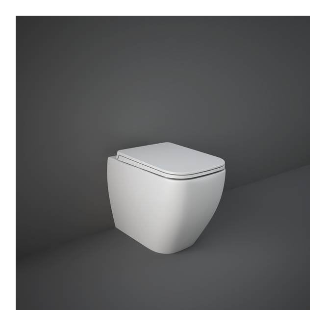 RAK Ceramics RAK-Ceramics Feeling Rimless Back to Wall Pan, Matt (Choose Finish)