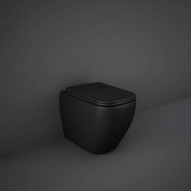 RAK-Ceramics Feeling Rimless Back to Wall Pan, Matt (Choose Finish)