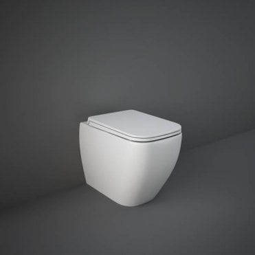 RAK-Ceramics Feeling Rimless Back to Wall Pan, Matt (Choose Finish)