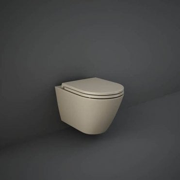 RAK-Ceramics Feeling Rimless Wall Hung Pan (Choose Finish)