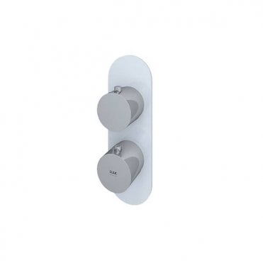 RAK-Ceramics Feeling Single Outlet Thermostatic Concealed Shower Valve with Round Handles (Choose Finish)