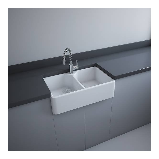 RAK Ceramics RAK-Ceramics Gourmet Sink Double Bowl