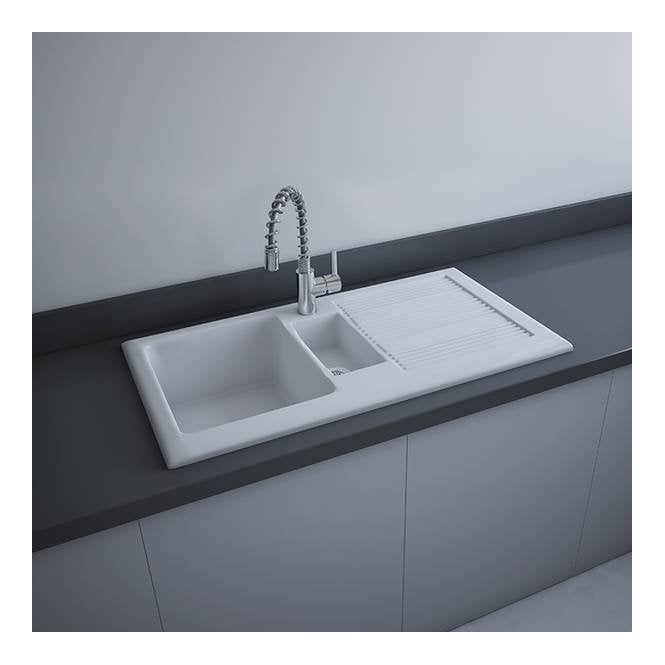 RAK Ceramics RAK-Ceramics Gourmet Sink MKII, 1.5 Bowl