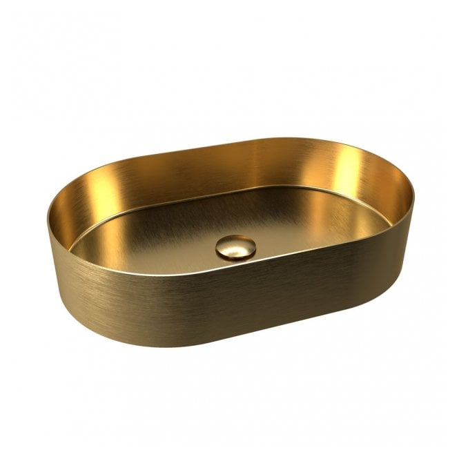 RAK Ceramics RAK-Ceramics INGOT Oval Wash Basin, 550mm (Choose Finish)