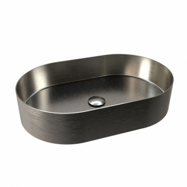 RAK-Ceramics INGOT Oval Wash Basin, 550mm (Choose Finish)