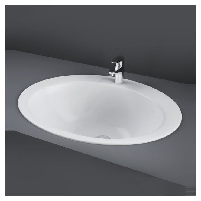 RAK Ceramics RAK-Ceramics Jessica 53cm Over-Counter Washbasin, No overflow