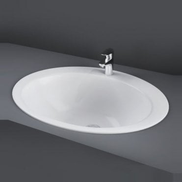 RAK-Ceramics Jessica 53cm Over-Counter Washbasin, No overflow