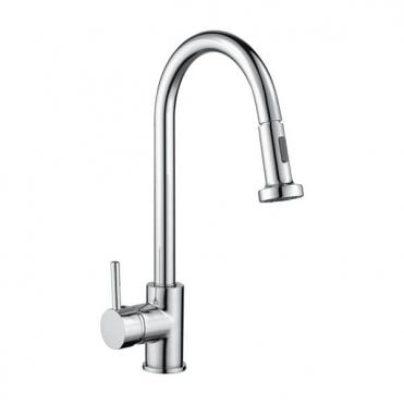 RAK-Ceramics Madrid Pull Out Side Lever Kitchen Sink Mixer