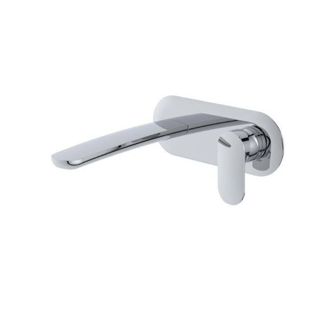 RAK Ceramics  Mercury Wall Mounted Single Lever Basin Mixer - Chrome