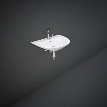 RAK-Ceramics Morning 55cm Wall Hung Basin 1 Tap Hole
