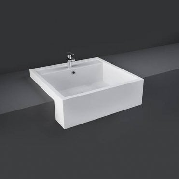 RAK-Ceramics Nova Semi Recessed Basin 1 tap hole