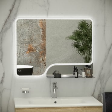 RAK-Ceramics Ornate LED Illuminated Mirror (Choose Size and Finish)