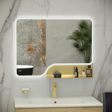 RAK-Ceramics Ornate LED Illuminated Mirror (Choose Size and Finish)