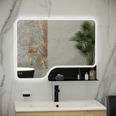 RAK-Ceramics Ornate LED Illuminated Mirror (Choose Size and Finish)