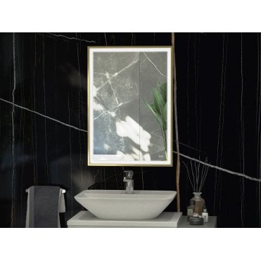 RAK-Ceramics Picture Square LED Illuminated Mirror (Choose Size and Finish)