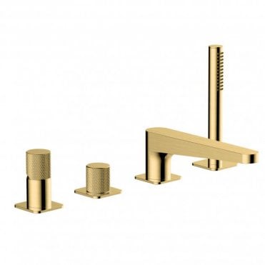 RAK Amalfi 4 Hole Deck Mounted Bath Shower Mixer Tap