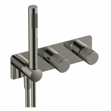 RAK Amalfi Two Outlet Horizontal Thermostatic Concealed Shower Valve with Handset