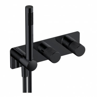 RAK Amalfi Two Outlet Horizontal Thermostatic Concealed Shower Valve with Handset