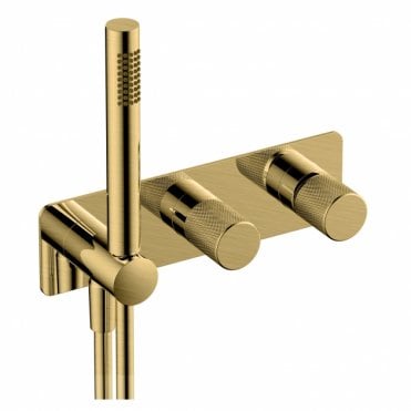 RAK Amalfi Two Outlet Horizontal Thermostatic Concealed Shower Valve with Handset