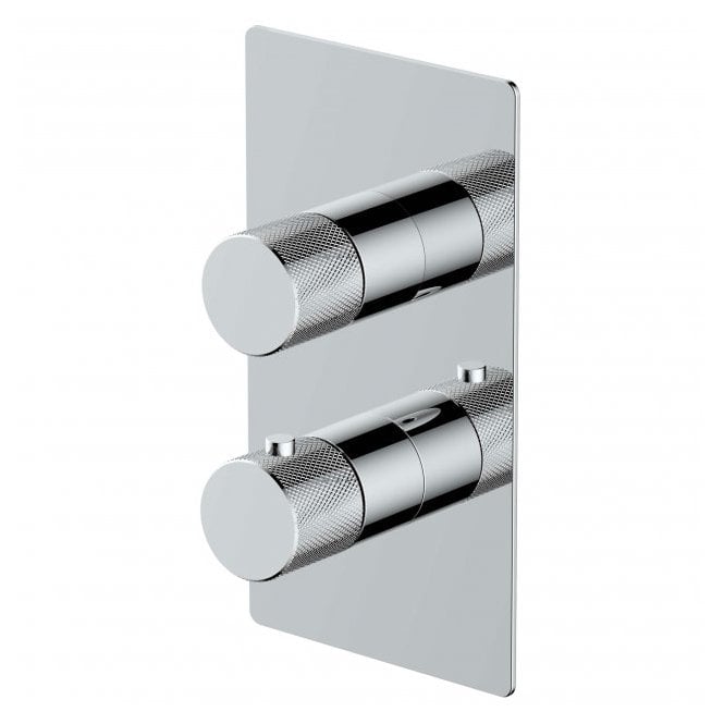 RAK Ceramics RAK Amalfi Two Outlet Thermostatic Concealed Shower Valve with Knob Handle